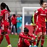 Die Frauen des FC Bayern waren nach dem Pokal-Aus schwer enttäuscht.