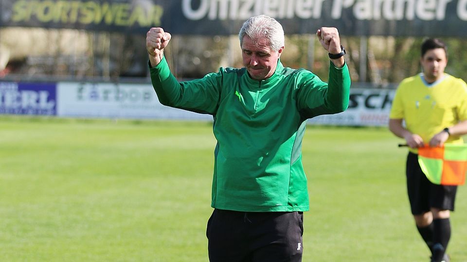 Trainer Josef Fleischmann brachte den Erfolg zurück nach Rieden.