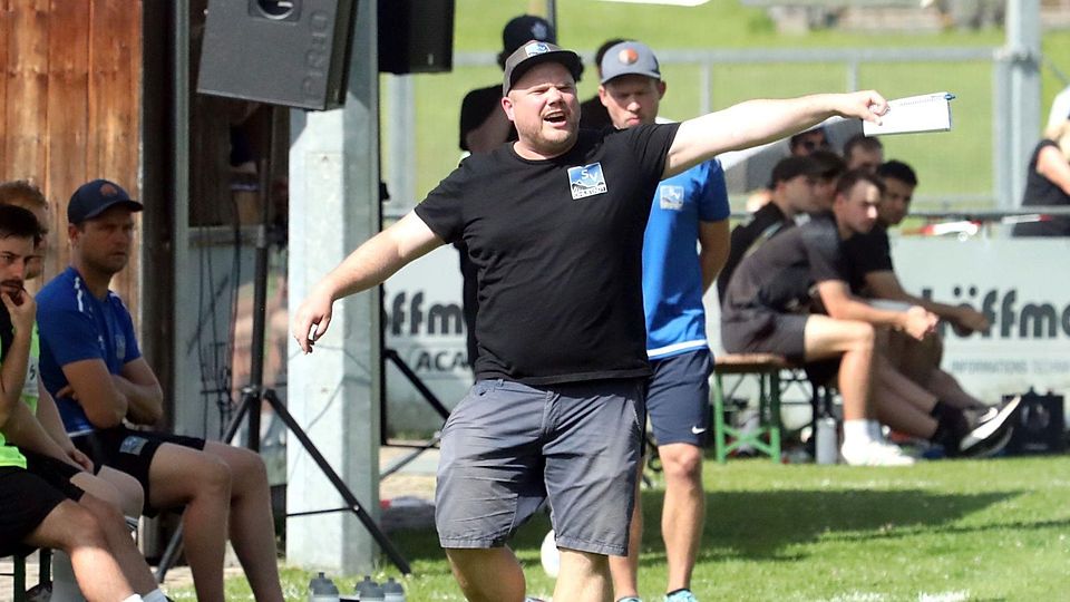 Der Konstrukteur des Aufstiegs: Ohlstadts Coach Anton Geiger.