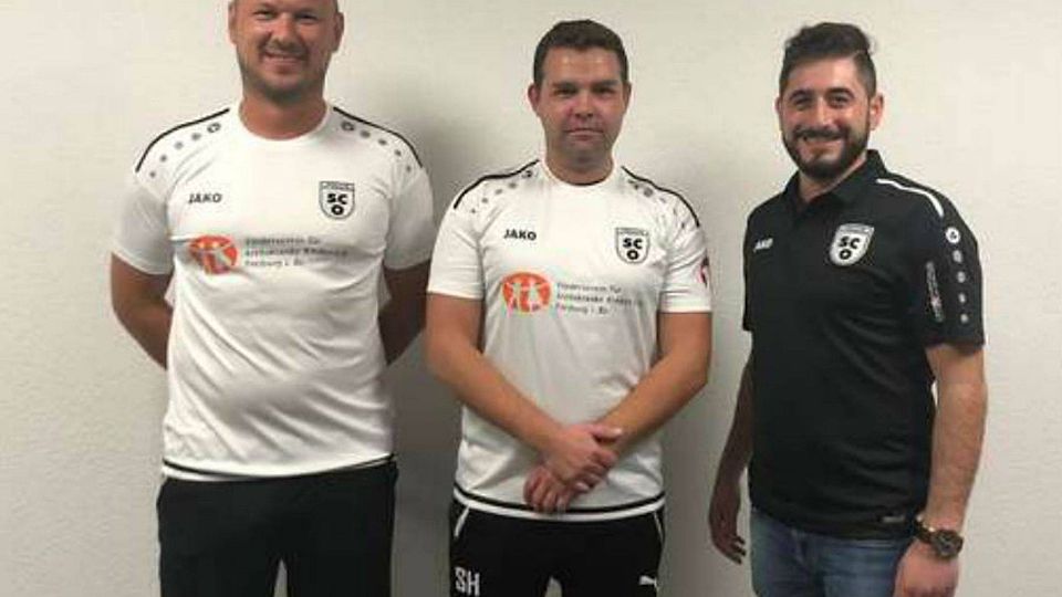 von links: : Jürgen Wippich, Sergej Herter und SC-Sportvorstand Narek Sermanoukian