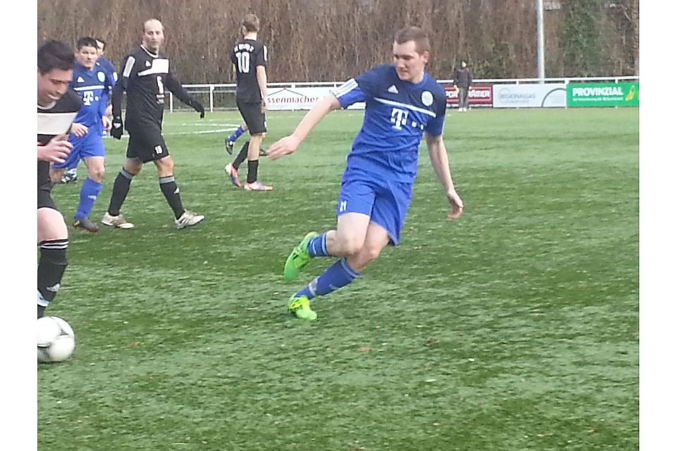 Christian Hergarten (r.) erzielte das 2:0 für den SSV Christian Hergarten (r.) erzielte das 2:0 für den SSV