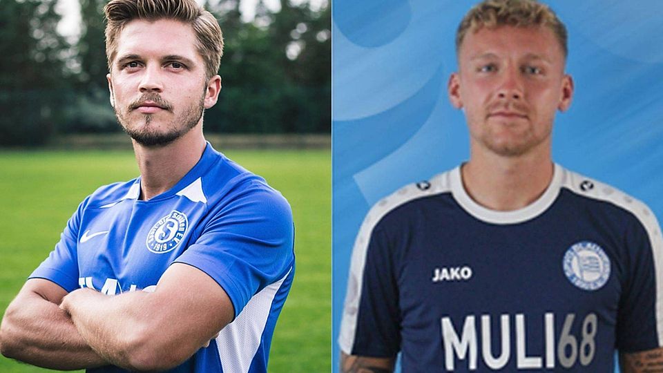 Marc Reichel (li.) und Marcel Czekalla (re.) schließen sich dem 1. FC Wilmersdorf an.