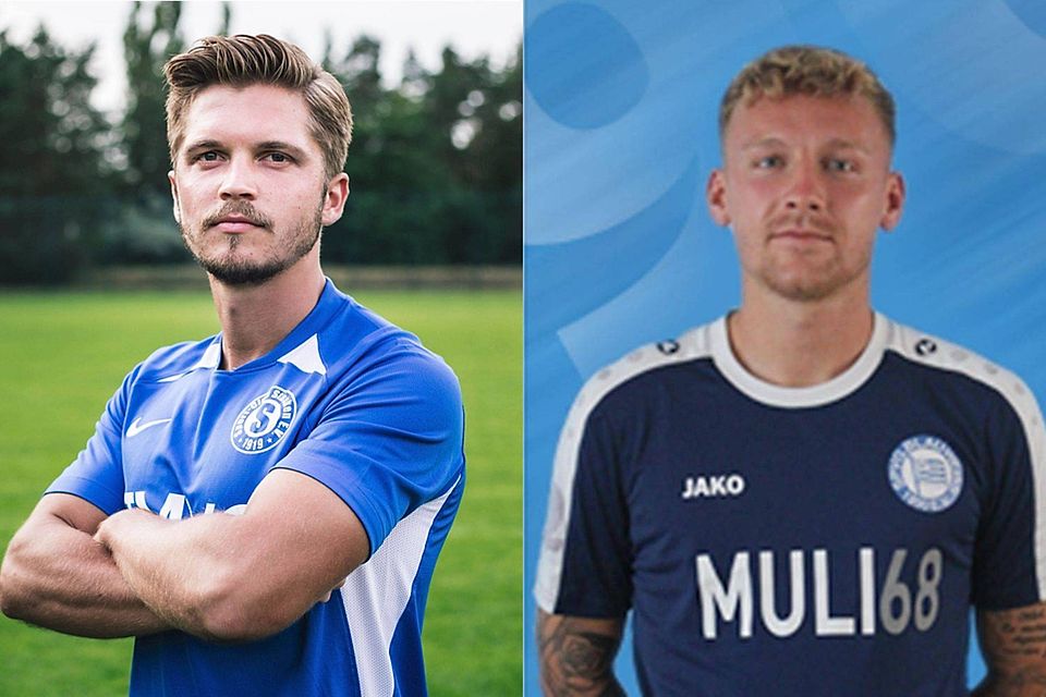 Marc Reichel (li.) und Marcel Czekalla (re.) schließen sich dem 1. FC Wilmersdorf an.