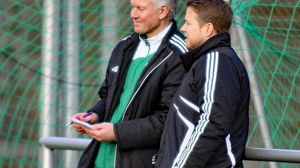 Frank Wagener (links) in seiner Zeit beim SV Sodingen (Archivfoto)