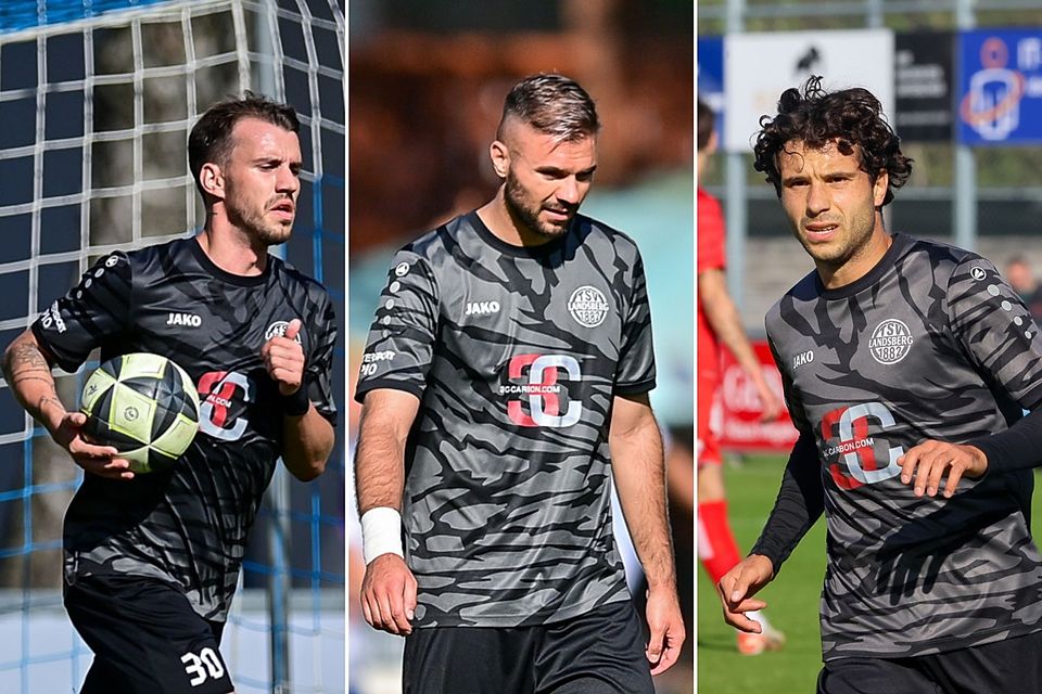 Nico Karger, Daniel Leugner und Amar Cekic zählten beim TSV Landsberg in dieser Saison zu den absoluten Leistungsträgern.