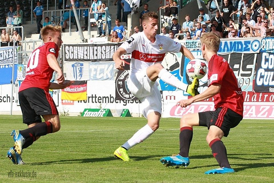 Gegen Spitzenreiter Chemnitz holte der VfB II ein 0:0 - was ist gegen Bielefeld drin? Foto: Lommel/VfB-exklusiv.de