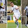 Tolga Demirbas, Amar Zildzovic und Hiroki Torinomi spielen künftig gemeinsam für den SV Zeilsheim.