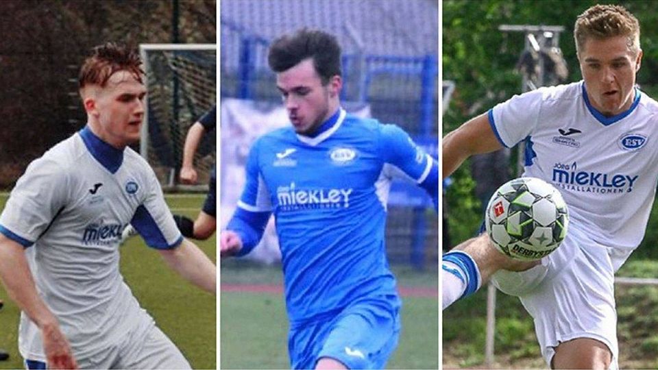 Lukas Olff, Marvin Hilgendorf und Marvin Herter spielen auch in der kommenden Saison im Trikot des RSV Eintracht. Foto: RSV Eintracht 1949