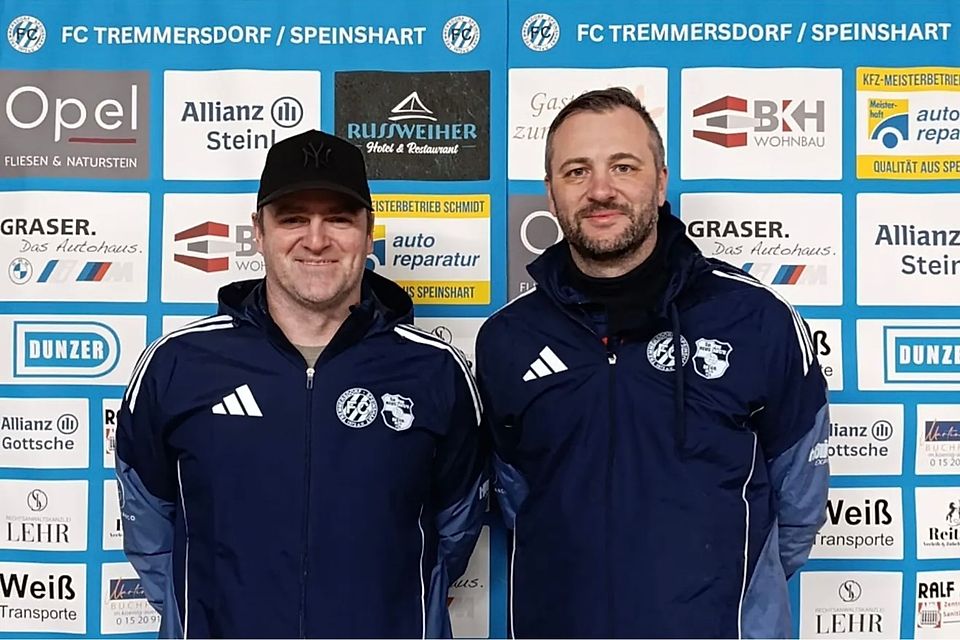 Robert Schäffler (rechts) und Holger Philipp stehen auch in der kommenden Saison auf der Kommandobrücke in Tremmersdorf und Neustadt am Kulm.