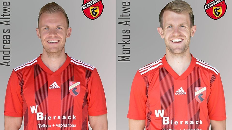 Brüderpaar im (Dauer)Einsatz für den SV Mengkofen: Andreas (li.) und Markus Altweck.