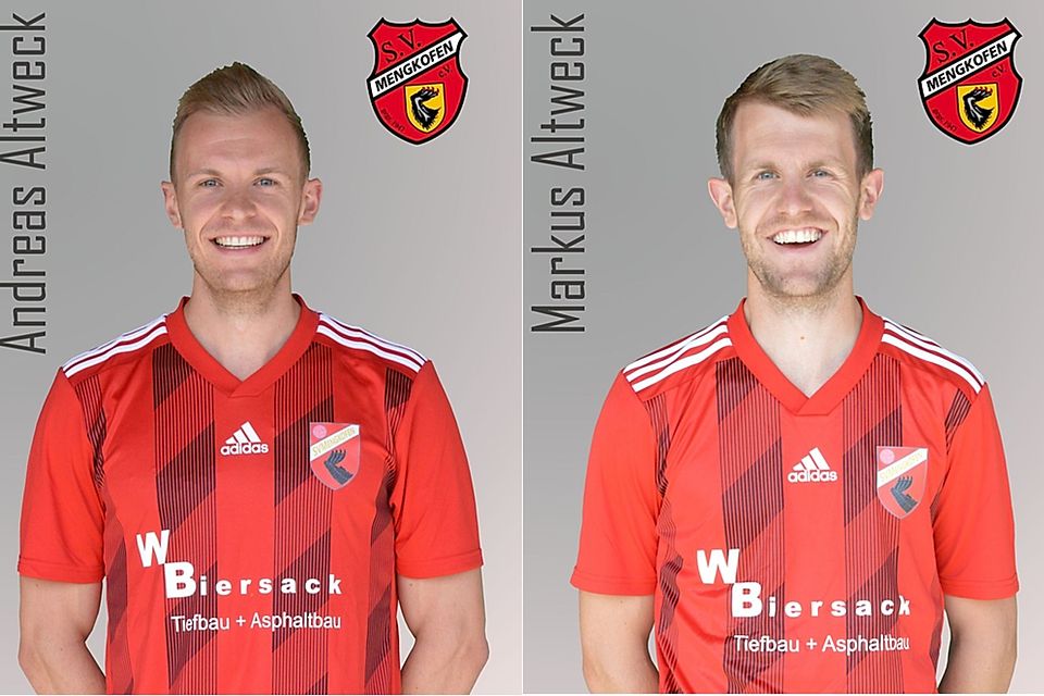 Brüderpaar im (Dauer)Einsatz für den SV Mengkofen: Andreas (li.) und Markus Altweck.