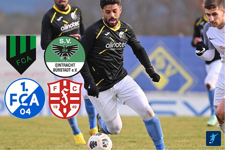 Eintracht Bürstadt und der FCA Darmstadt gewinnen.