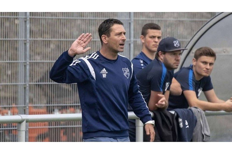 Gibt weiterhin die Richtung vor. Daniel Kreuzer bleibt Trainer beim TSV Kürnbach. F: Lörz