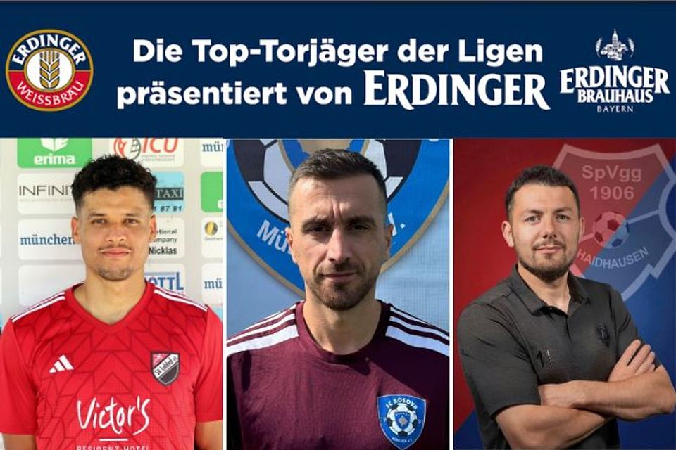 In den Kreisligen München liefen sich drei Torjäger einen spannenden Kampf.