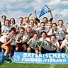 Die Frauen des FFC Wacker München sind bayerische Pokalsiegerinnen 2022.