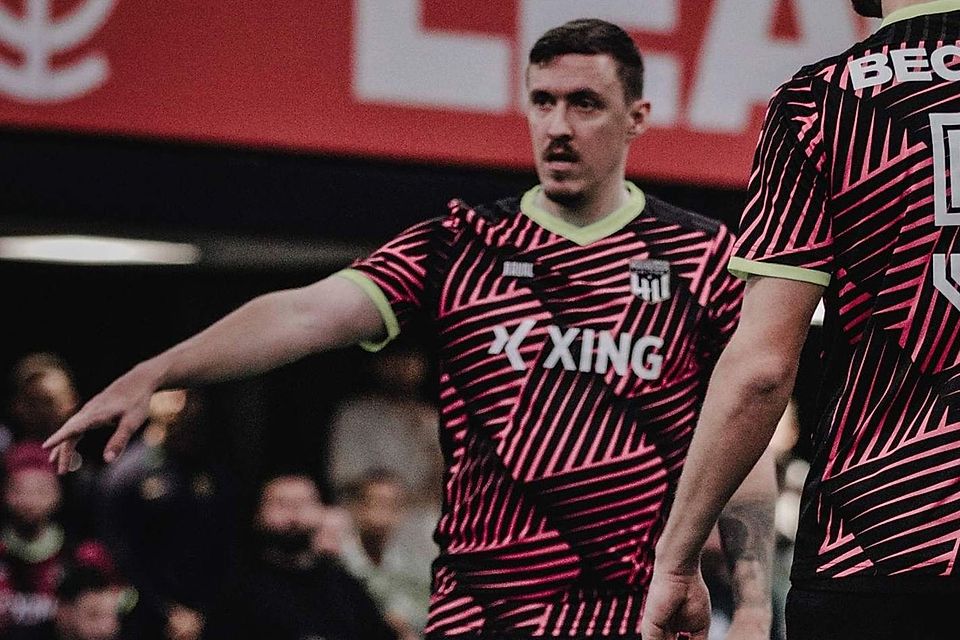 Max Kruse mischte am Montagabend wieder aktiv in der Baller League mit.