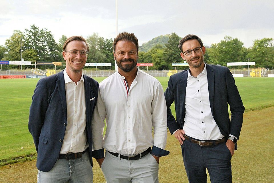 Patrick Gühring (Mitte) ist nicht mehr im Vorstand des SSV Reutlingen 05 Fußball.