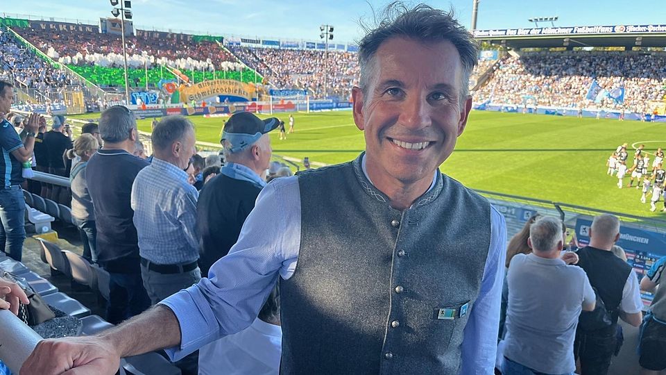 „Es ist das Stadion der Löwen – fertig“: 1860-Präsident Gernot Mang.