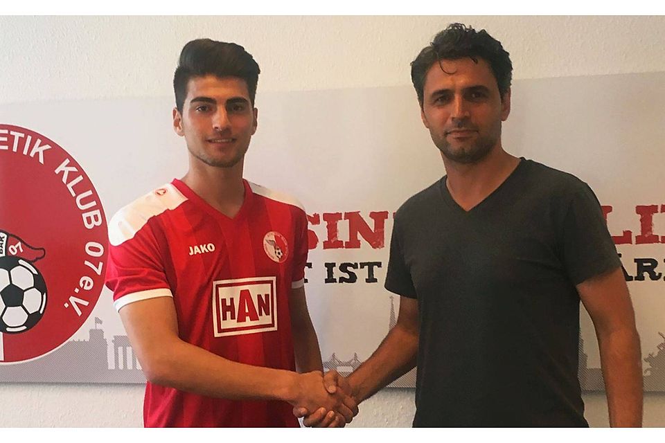 Ahmet Sagat (l.) mit BAK-Sportdirektor Kemal Halat