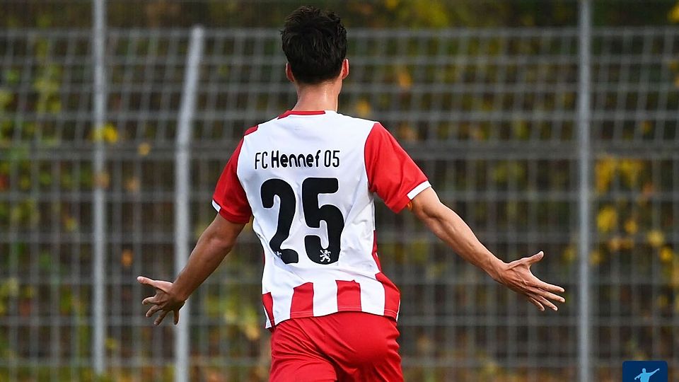 Levi Dang brachte den FC Hennef früh in Führung.