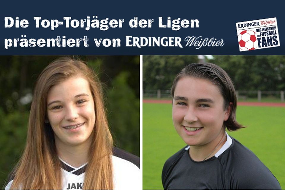 Marina Weber (l.) schaffte beim ersten Spiel ihrer Mannschaft direkt einen Viererpack.