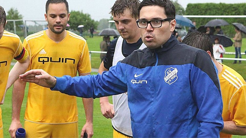 Rohraus Trainer Javier Klug: "Wir sind in der Lage, in solchen Spielen unsere Topform abzurufen" Foto (Archiv): Bäeurle