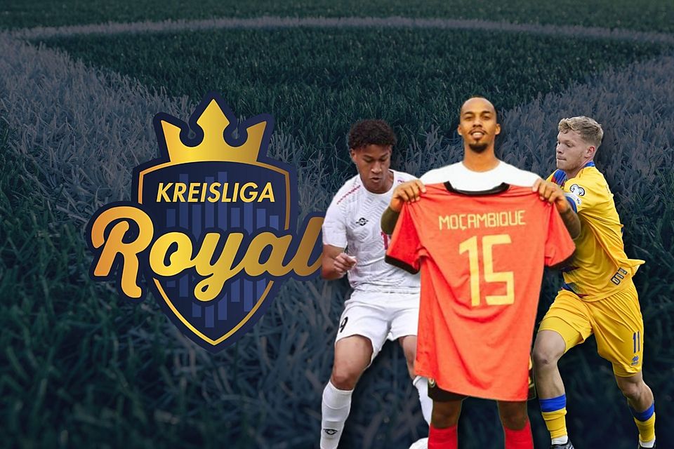 Angel Arthee, Jonny Muiomo und Pau Babot (v.l.n.r.) laufen als Fünftliga-Spieler auch für Nationalteams auf.