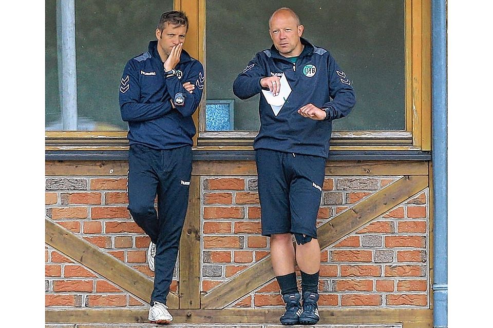 Das künftige Trainergespann beim VfB Lübeck: Rolf Landerl (links) und sein neuer Assistent Axel Giere.objectivo/Kugel