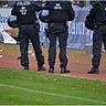 Polizeieinsatz nach einem Testspiel im Berliner Jugendbereich