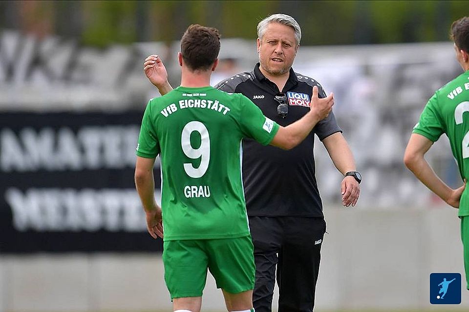 Das neue Eichstätter Trainerduo: Florian Grau mit seinem ehemaligen Cheftrainer Markus Mattes, den er zur kommenden Saison als Co-Trainer unterstützen wird.