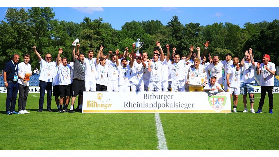 Zum dritten Mal in der Vereinsgeschichte hat Rot-Weiß Koblenz den Rheinlandpokal gewonnen.
