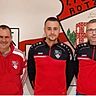 Von links: Stellv. Abteilungsleiter Jürgen Heimerl, Spielertrainer Tomáš Petráček und Abteilungsleiter Benedikt Christoph.