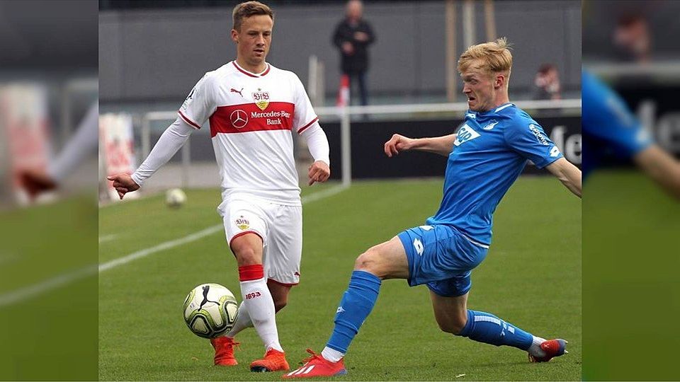 In der vergangenen Saison spielte Filip Rettig (rechts) noch für Hoffenheim II in der Regionalliga, nun soll er die Verteidigung des FV Ravensburg verstärken. Foto: Imago images
