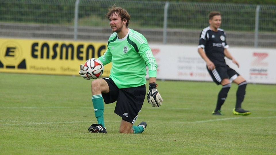 Marius Kansy hütet in den kommenden Saison das Tor des 1. FC Bitterfeld-Wolfen.
