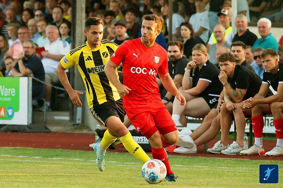 Benjamin Schlettwagner und der SVE wollen die Hinspielniederlage wettmachen