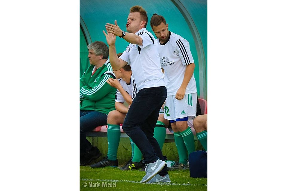 Engagement verlangt SVM-Trainer Andreas Lang auch am Samstag von seinen Spieler. F: Wiedel
