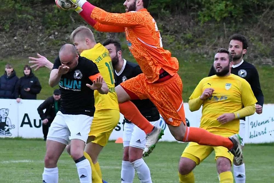 VfR-Keeper Christopher Newe war kaum beschäftigt. Wenn, dann war er zur Stelle. VfR-Keeper Christopher Newe war kaum beschäftigt. Wenn, dann war er zur Stelle.