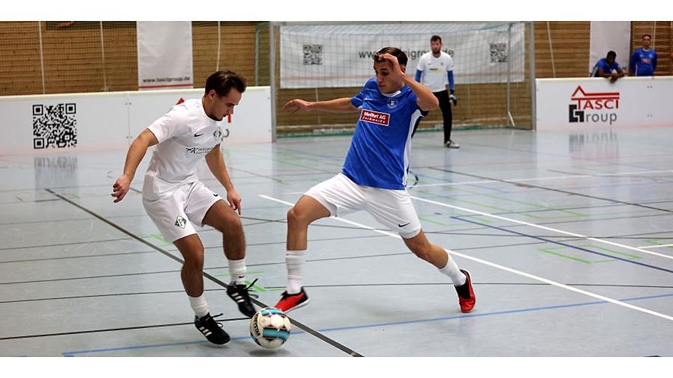 Einst Budenzauberer bei Eintracht Bad Kreuznach trifft er nun mit dem TuS Mechtersheim auf den Ex-Club: Berkan Celebi (rechts) beim Mustafa Senel Cup. 	Archivfoto: Mario Luge/VRM