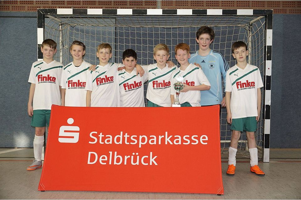 Pokalsieger: Die D-Junioren des Gastgebers SV GW Anreppen