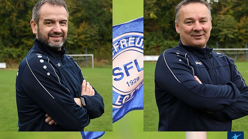 Milorad Stojnic (links) und Zoran Milosevic sind ab sofort Trainer der U19 der Sportfreunde Lotte.