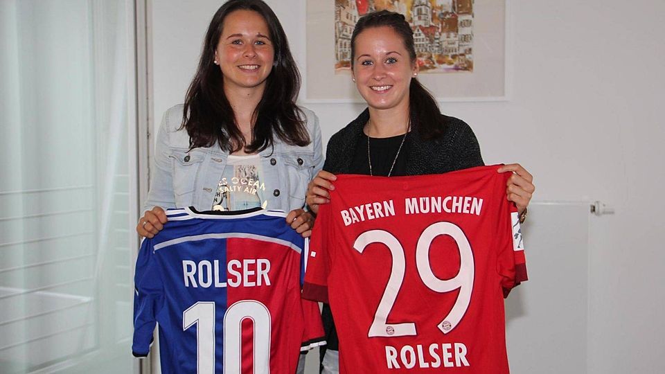 Der Name Rolser steht auf den Trikots zweier nationaler Spitzenklubs: Nadine (links) spielt beim Schweizer Vizemeister FC Basel, Nicole wechselte vom FC Liverpool zu Bayern München. Andreas Wagner