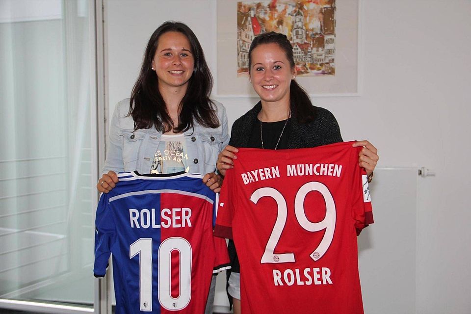 Der Name Rolser steht auf den Trikots zweier nationaler Spitzenklubs: Nadine (links) spielt beim Schweizer Vizemeister FC Basel, Nicole wechselte vom FC Liverpool zu Bayern München. Andreas Wagner
