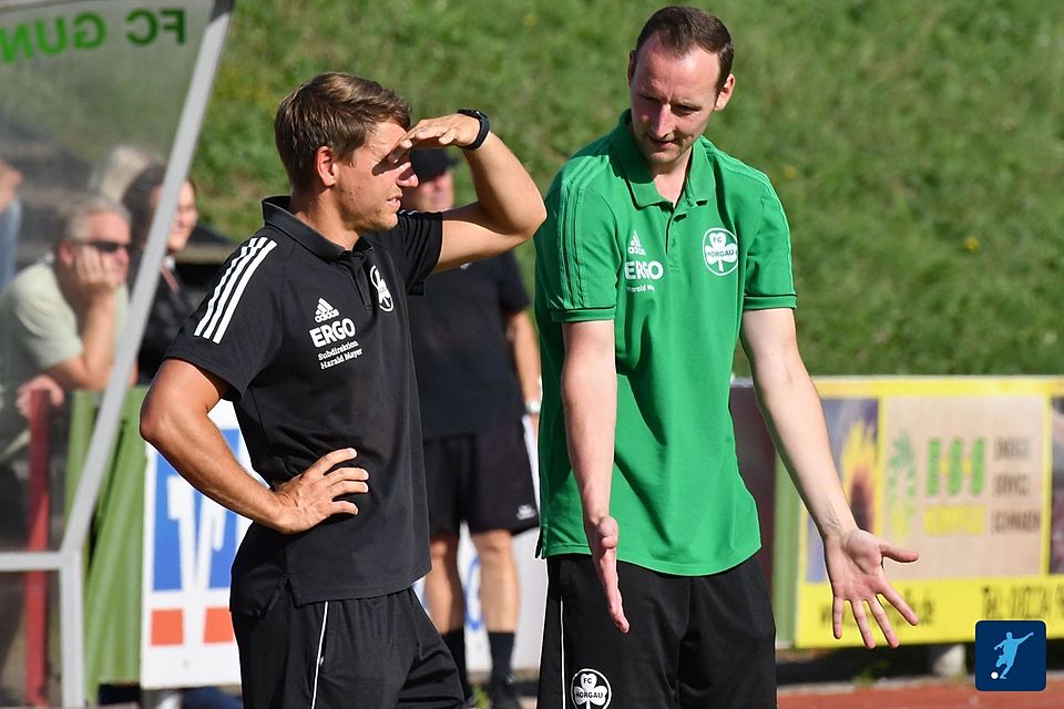 Sie werden auch in der kommenden Saison das Trainer-Duo beim Bezirksligisten FC Horgau bilden: Franz Stroh (links) und Manuel Schmid.