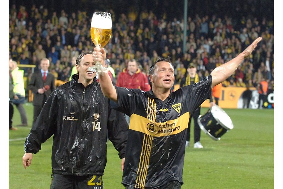 Beim Benefizspiel in Roetgen dabei: Alemannia-Aufstiegsheld Willi Landgraf.