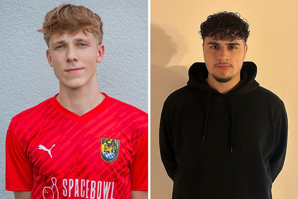Gehören künftig dem Torhütergespann des FC Amberg an: Tim Haller (links) und Vislan Lalayev.