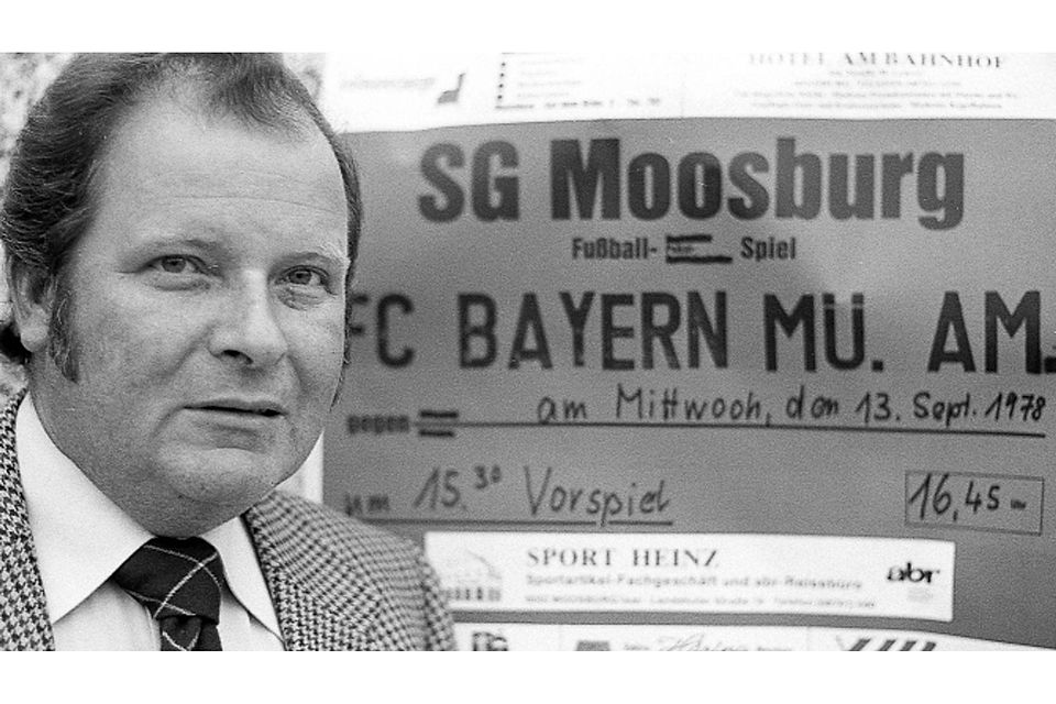Mit Leib und Seele war er mehr als 20 Jahre dabei – und zurecht stolz war Hans Gabriel darauf, dass seine Fußballer, damals noch eine Abteilung der SG Moosburg, einmal gegen die Amateure von Rekordmeister FC Bayern München antreten durften. Dieses Spiel ging 1978 nur denkbar knapp mit 1:2 verloren. Willner