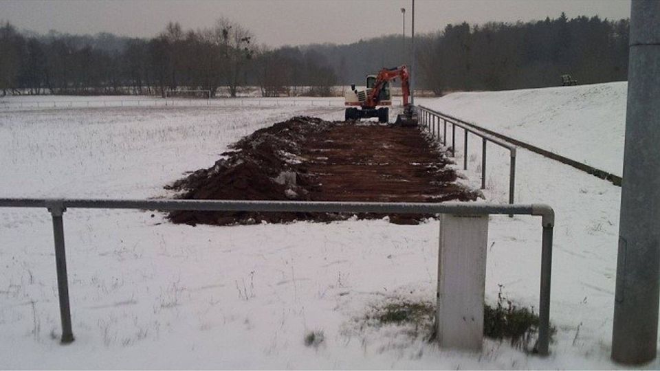 Schnee und Matsch will man bei der FLF mit dem Bau der Halle aus dem Weg gehen / Symbolfoto