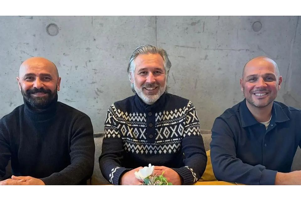 Teammanager Sigi Özcan, Hakan Karaosman und Sportvorstand Abdullah Öztürk. Teammanager Sigi Özcan, Hakan Karaosman und Sportvorstand Abdullah Öztürk.