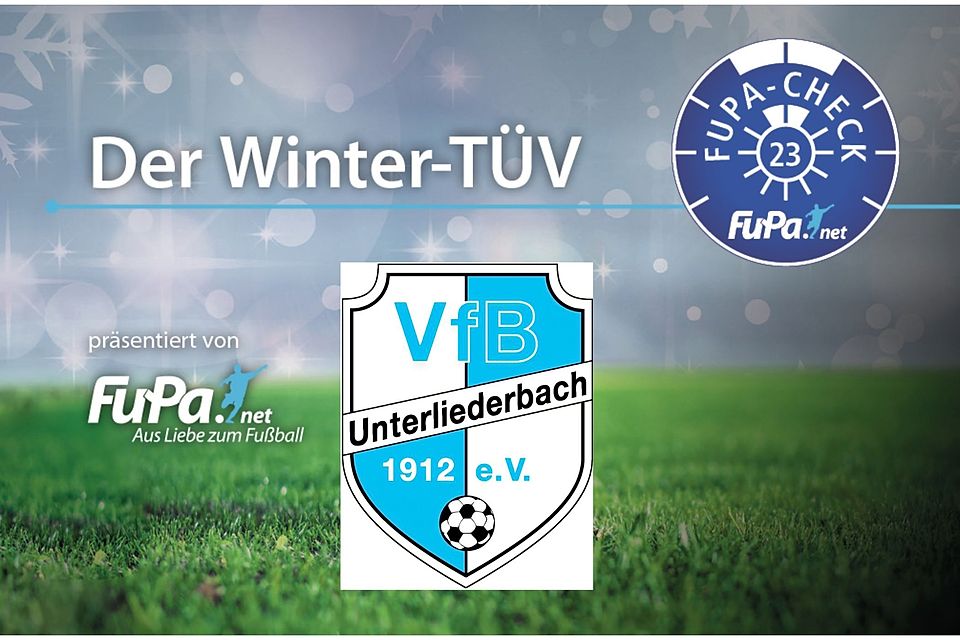 Der VfB Unterliederbach im Winter-TÜV. 