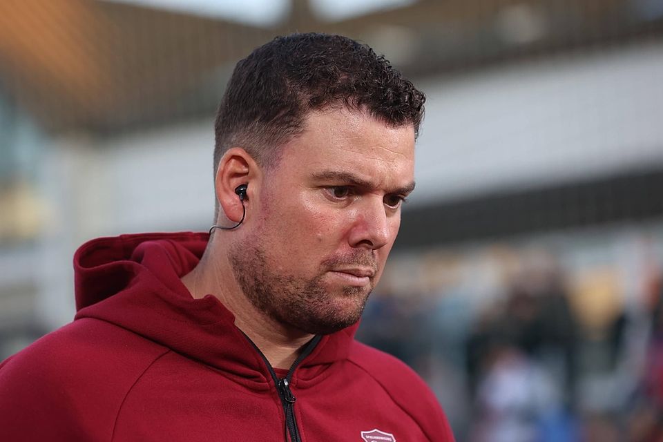 „Ich will ihm nach dem Spiel die Hand geben und mich bedanken. Er schaut mir in die Augen, dreht sich um und geht“, ärgert sich Marc Unterberger über den Schiedsrichter.